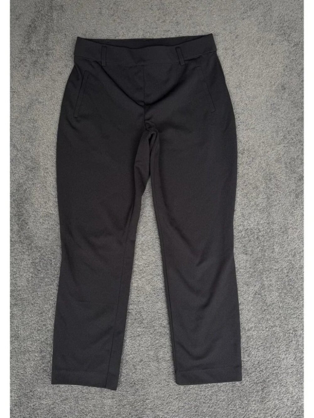 Jules & Leopold Black Stretch Pull On Straight Leg Dress Pants Small CHU248918